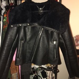 Bebe leather jacket